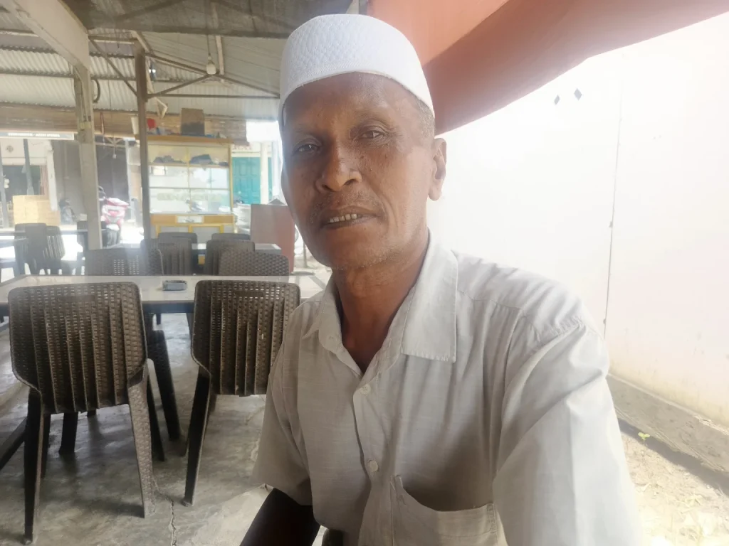 Imum Mukim Kemukiman Pante Seunuddon, Amiruddin atau yang akrab disapa Mukim Amir